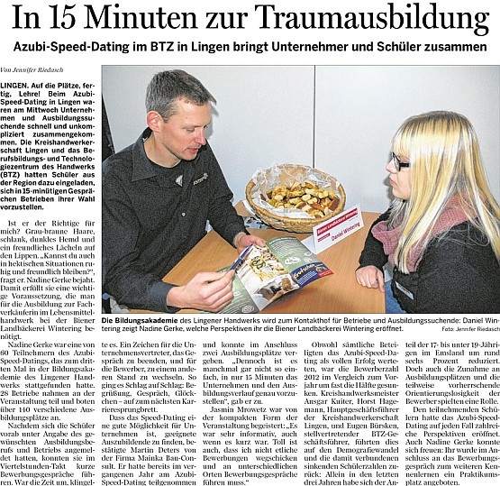 Azubi-Speed-Dating Lingen